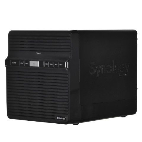 Synology NAS Synology DS423; Tower; 4x (3.5" SATA HDD); Realtek RTD1619B;,2GB DDR4, 2x 1GbE RJ-45 Synology NAS Synology DS423; Tower; 4x (3.5" SATA HDD); Realtek RTD1619B;,2GB DDR4, 2x 1GbE RJ-45