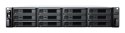 Synology NAS Synology RS2423+; 2U RACK; 12x (3.5" SATA HDD/2.5" SATA SSD); AMD Ryzen V1780B, 8 GB DDR4 ECC UDIMM (max. 32GB), 2x 1GbE RJ-