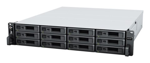 Synology NAS Synology RS2423+; 2U RACK; 12x (3.5" SATA HDD/2.5" SATA SSD); AMD Ryzen V1780B, 8 GB DDR4 ECC UDIMM (max. 32GB), 2x 1GbE RJ- Synology NAS Synology RS2423+; 2U RACK; 12x (3.5" SATA HDD/2.5" SATA SSD); AMD Ryzen V1780B, 8 GB DDR4 ECC UDIMM (max. 32GB), 2x 1GbE RJ-