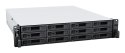 Synology NAS Synology RS2423+; 2U RACK; 12x (3.5" SATA HDD/2.5" SATA SSD); AMD Ryzen V1780B, 8 GB DDR4 ECC UDIMM (max. 32GB), 2x 1GbE RJ-
