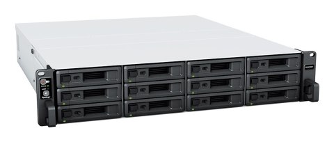 Synology NAS Synology RS2423+; 2U RACK; 12x (3.5" SATA HDD/2.5" SATA SSD); AMD Ryzen V1780B, 8 GB DDR4 ECC UDIMM (max. 32GB), 2x 1GbE RJ- Synology NAS Synology RS2423+; 2U RACK; 12x (3.5" SATA HDD/2.5" SATA SSD); AMD Ryzen V1780B, 8 GB DDR4 ECC UDIMM (max. 32GB), 2x 1GbE RJ-