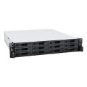 Synology NAS Synology RS2423RP+; 2U RACK; 12x (3.5" SATA HDD/2.5" SATA HDD); AMD Ryzen V1780B; 8 GB DDR4 ECC UDIMM (max. 32GB), 2x 1GbE R