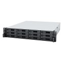 Synology NAS Synology RS2423RP+; 2U RACK; 12x (3.5" SATA HDD/2.5" SATA HDD); AMD Ryzen V1780B; 8 GB DDR4 ECC UDIMM (max. 32GB), 2x 1GbE R