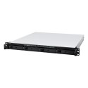 Synology NAS Synology RS822RP+; 1U RACK; 4x (3.5" SATA HDD/2.5" SATA SSD); AMD Ryzen V1500B; 2 GB DDR4 ECC SODIMM (max. 32GB), 4x 1GbE RJ