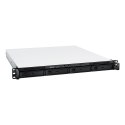 Synology NAS Synology RS822RP+; 1U RACK; 4x (3.5" SATA HDD/2.5" SATA SSD); AMD Ryzen V1500B; 2 GB DDR4 ECC SODIMM (max. 32GB), 4x 1GbE RJ