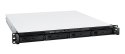 Synology NAS Synology RS822RP+; 1U RACK; 4x (3.5" SATA HDD/2.5" SATA SSD); AMD Ryzen V1500B; 2 GB DDR4 ECC SODIMM (max. 32GB), 4x 1GbE RJ