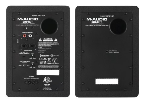 M-AUDIO M-AUDIO BX4 Pair BT - Para Monitorów Odsłuchowych Bluetooth M-AUDIO M-AUDIO BX4 Pair BT - Para Monitorów Odsłuchowych Bluetooth