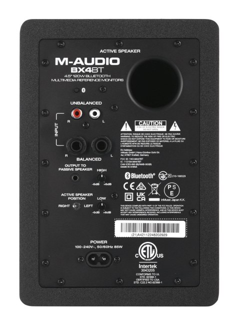 M-AUDIO M-AUDIO BX4 Pair BT - Para Monitorów Odsłuchowych Bluetooth M-AUDIO M-AUDIO BX4 Pair BT - Para Monitorów Odsłuchowych Bluetooth