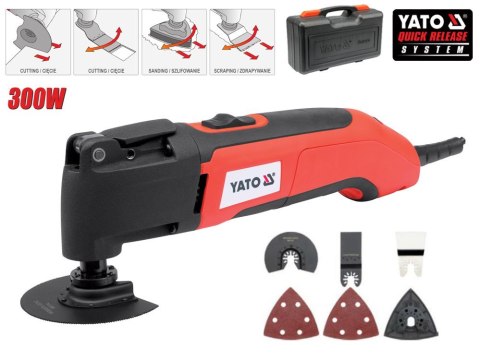 Narzędzie wielofunkcyjne z akcesoriami 300W YATO