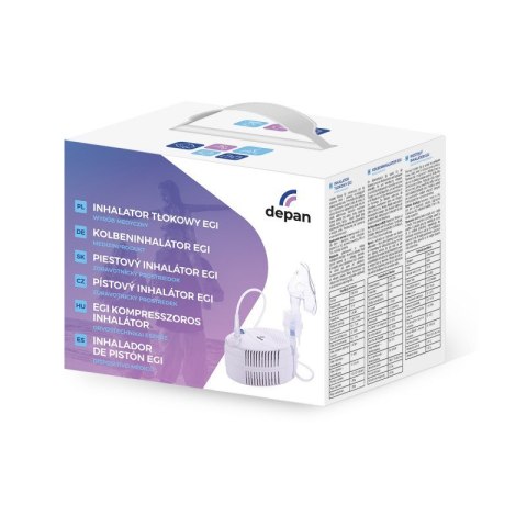 DEPAN Cichy inhalator tłokowy dla całej rodziny EGI mark DEPAN Cichy inhalator tłokowy dla całej rodziny EGI mark