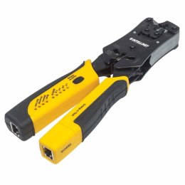 Intellinet INTELLINET ZACISKARKA WTYKÓW RJ45/RJ11/RJ12/RJ22 Z TESTEREM OKABLOWANIA 780124