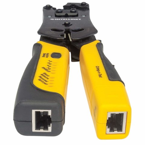 Intellinet INTELLINET ZACISKARKA WTYKÓW RJ45/RJ11/RJ12/RJ22 Z TESTEREM OKABLOWANIA 780124 Intellinet INTELLINET ZACISKARKA WTYKÓW RJ45/RJ11/RJ12/RJ22 Z TESTEREM OKABLOWANIA 780124