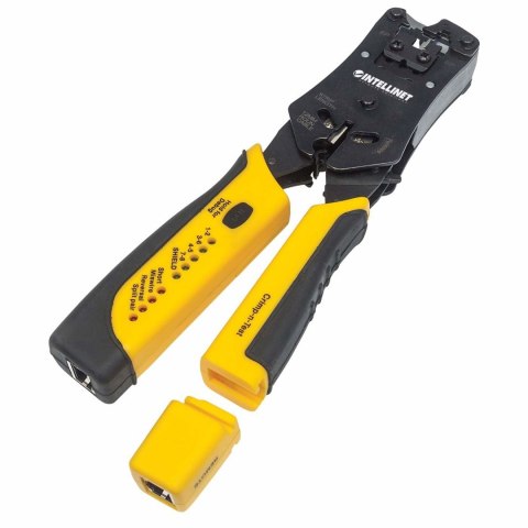 Intellinet INTELLINET ZACISKARKA WTYKÓW RJ45/RJ11/RJ12/RJ22 Z TESTEREM OKABLOWANIA 780124 Intellinet INTELLINET ZACISKARKA WTYKÓW RJ45/RJ11/RJ12/RJ22 Z TESTEREM OKABLOWANIA 780124