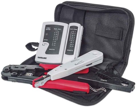 Intellinet INTELLINET ZESTAW NARZĘDZIOWY ZACISKARKA ŚCIĄGACZ LSA TESTER 780070 Intellinet INTELLINET ZESTAW NARZĘDZIOWY ZACISKARKA ŚCIĄGACZ LSA TESTER 780070