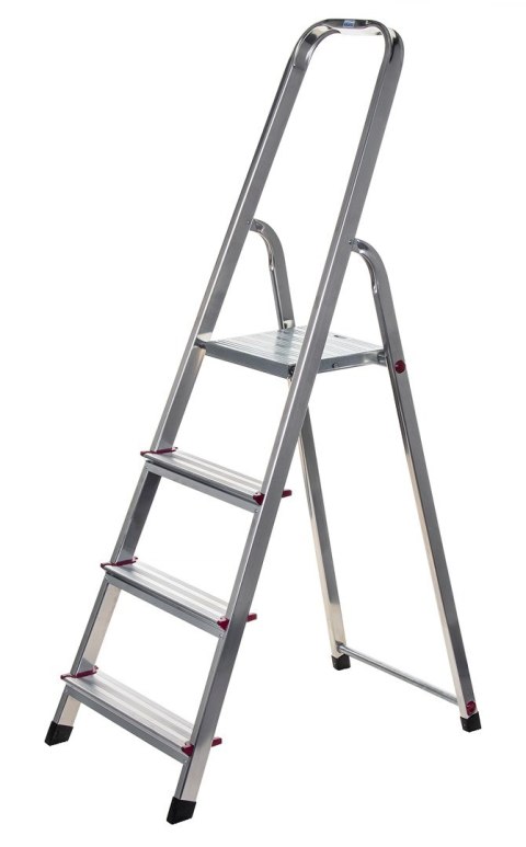 Krause CORDA Drabina domowa aluminiowa 4 stopnie 000705 KRAUSE Krause CORDA Drabina domowa aluminiowa 4 stopnie 000705 KRAUSE