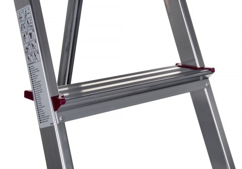 Krause CORDA Drabina domowa aluminiowa 4 stopnie 000705 KRAUSE Krause CORDA Drabina domowa aluminiowa 4 stopnie 000705 KRAUSE