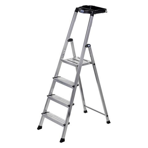 Krause Drabina 4 stopniowa aluminiowa Krause Secury 126528 Krause Drabina 4 stopniowa aluminiowa Krause Secury 126528