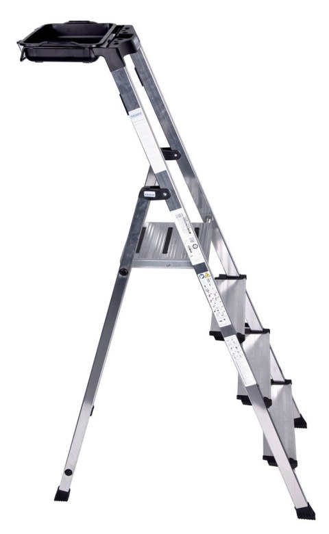Krause Drabina 4 stopniowa aluminiowa Krause Secury 126528 Krause Drabina 4 stopniowa aluminiowa Krause Secury 126528