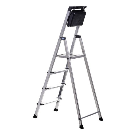 Krause Drabina 4 stopniowa aluminiowa Krause Secury 126528 Krause Drabina 4 stopniowa aluminiowa Krause Secury 126528