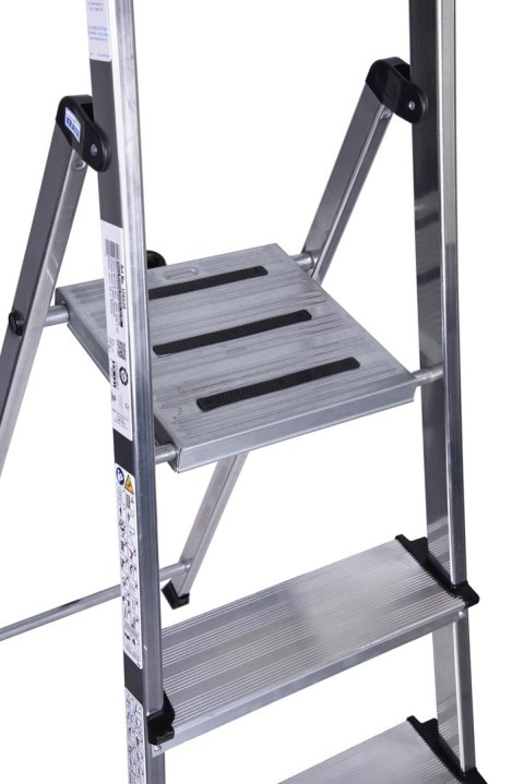 Krause Drabina 4 stopniowa aluminiowa Krause Secury 126528 Krause Drabina 4 stopniowa aluminiowa Krause Secury 126528