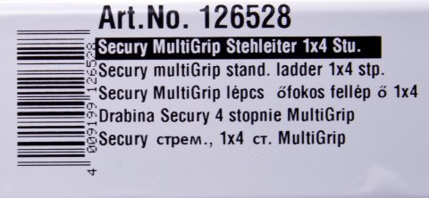 Krause Drabina 4 stopniowa aluminiowa Krause Secury 126528 Krause Drabina 4 stopniowa aluminiowa Krause Secury 126528