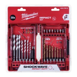 MILWAUKEE Zestaw wierteł i bitów udarowych MILWAUKEE 4932479854 39szt.