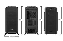 BE QUIET! OBUDOWA BE QUIET! SILENT BASE 802 BLACK