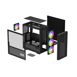DEEPCOOL Obudowa DeepCool CH560 ARGB Digital Black (R-CH560-BKAPE4D-G-1)