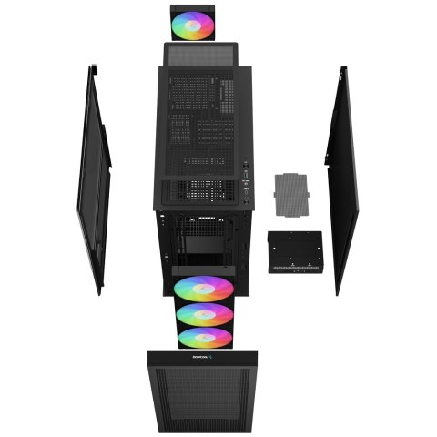 DEEPCOOL Obudowa DeepCool CH560 ARGB Digital Black (R-CH560-BKAPE4D-G-1) DEEPCOOL Obudowa DeepCool CH560 ARGB Digital Black (R-CH560-BKAPE4D-G-1)