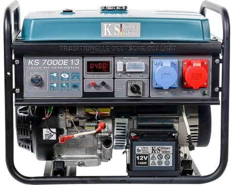 KÖNNER & SÖHNEN KÖNNER & SÖHNEN AGREGAT/GENERATOR BENZYNOWY 5,0kW 230/400V ROZRUCH ELEKTRYCZNY AVR VST KS7000E-1/3 KÖNNER & SÖHNEN KÖNNER & SÖHNEN AGREGAT/GENERATOR BENZYNOWY 5,0kW 230/400V ROZRUCH ELEKTRYCZNY AVR VST KS7000E-1/3