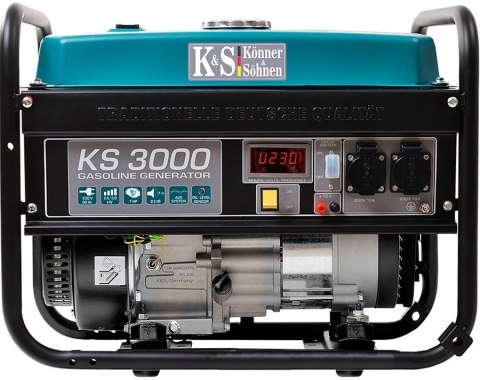 KÖNNER & SÖHNEN KÖNNER & SÖHNEN AGREGAT/GENERATOR PRĄDOTWÓRCZY BENZYNOWY 2,6kW 230V KS 3000 KÖNNER & SÖHNEN KÖNNER & SÖHNEN AGREGAT/GENERATOR PRĄDOTWÓRCZY BENZYNOWY 2,6kW 230V KS 3000