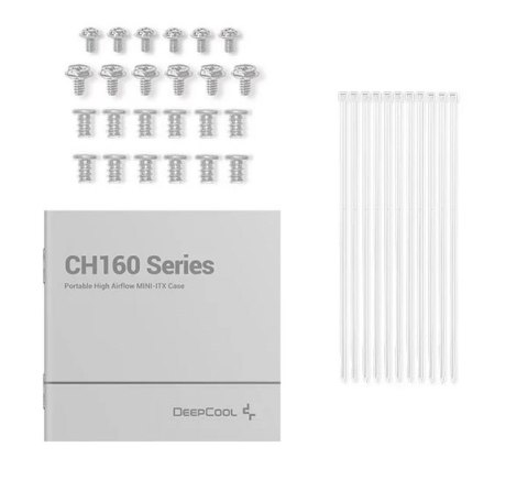 DEEPCOOL Obudowa DeepCool CH160 MESH WH DEEPCOOL Obudowa DeepCool CH160 MESH WH