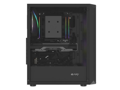 FURY FURY OBUDOWA KOMPUTEROWA FURY SHOBO SH4F RGB MIDI Z OKNEM CZARNA FURY FURY OBUDOWA KOMPUTEROWA FURY SHOBO SH4F RGB MIDI Z OKNEM CZARNA