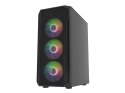 FURY FURY OBUDOWA KOMPUTEROWA FURY SHOBO SH4F RGB MIDI Z OKNEM CZARNA