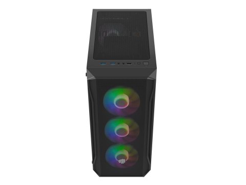 FURY FURY OBUDOWA KOMPUTEROWA FURY SHOBO SH4F RGB MIDI Z OKNEM CZARNA FURY FURY OBUDOWA KOMPUTEROWA FURY SHOBO SH4F RGB MIDI Z OKNEM CZARNA