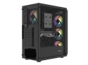 FURY FURY OBUDOWA KOMPUTEROWA FURY SHOBO SH4F RGB MIDI Z OKNEM CZARNA