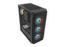 FURY FURY OBUDOWA KOMPUTEROWA FURY SHOBO SH4F RGB MIDI Z OKNEM CZARNA
