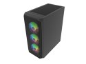 FURY FURY OBUDOWA KOMPUTEROWA FURY SHOBO SH4F RGB MIDI Z OKNEM CZARNA