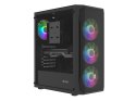 FURY FURY OBUDOWA KOMPUTEROWA FURY SHOBO SH4F RGB MIDI Z OKNEM CZARNA
