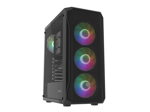 FURY FURY OBUDOWA KOMPUTEROWA FURY SHOBO SH4F RGB MIDI Z OKNEM CZARNA FURY FURY OBUDOWA KOMPUTEROWA FURY SHOBO SH4F RGB MIDI Z OKNEM CZARNA