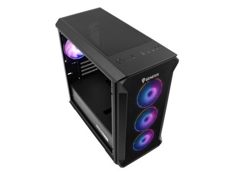 GENESIS Obudowa NATEC Genesis Irid 503 ARGB NPC-1559 (Micro ATX. Mini ITX; kolor czarny) GENESIS Obudowa NATEC Genesis Irid 503 ARGB NPC-1559 (Micro ATX. Mini ITX; kolor czarny)