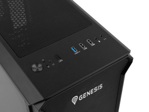 GENESIS Obudowa NATEC Genesis Irid 503 ARGB NPC-1559 (Micro ATX. Mini ITX; kolor czarny) GENESIS Obudowa NATEC Genesis Irid 503 ARGB NPC-1559 (Micro ATX. Mini ITX; kolor czarny)