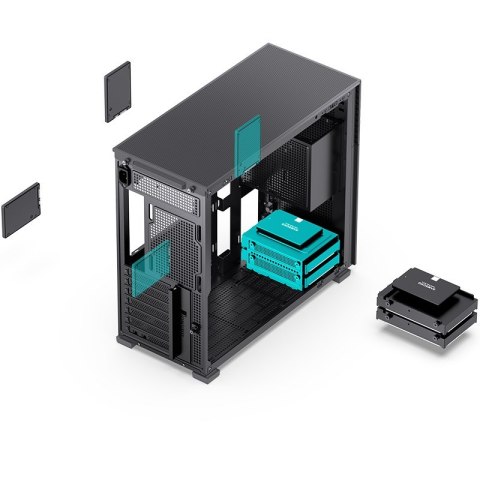 Jonsbo Jonsbo D41 MESH Screen ATX Tempered Glass - black Jonsbo Jonsbo D41 MESH Screen ATX Tempered Glass - black