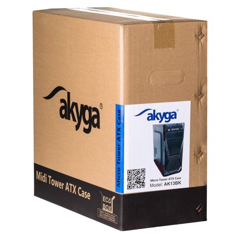 Akyga Obudowa Akyga AK13BK (ATX, Micro ATX, Mini ATX, Mini ITX; kolor czarny)