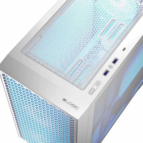 LOGIC LOGIC OBUDOWA DART PRO ARGB MINI USB TYPE-C BIAŁA LOGIC LOGIC OBUDOWA DART PRO ARGB MINI USB TYPE-C BIAŁA