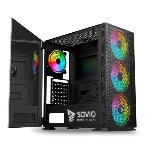 SAVIO SAVIO OBUDOWA PC RAPTOR X1 ARGB SAVGC-RAPTORX1 SAVIO SAVIO OBUDOWA PC RAPTOR X1 ARGB SAVGC-RAPTORX1