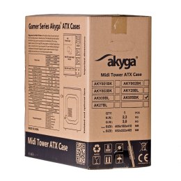 Akyga Obudowa Akyga AK995BK (ATX, Micro ATX, Mini ITX; kolor czarny)