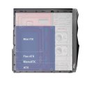 Akyga Obudowa Akyga AK995BK (ATX, Micro ATX, Mini ITX; kolor czarny)