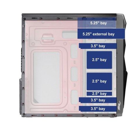Akyga Obudowa Akyga AK995BK (ATX, Micro ATX, Mini ITX; kolor czarny) Akyga Obudowa Akyga AK995BK (ATX, Micro ATX, Mini ITX; kolor czarny)
