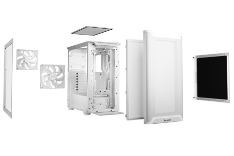 BE QUIET! OBUDOWA BE QUIET! PURE BASE 501 Airflow Window White BE QUIET! OBUDOWA BE QUIET! PURE BASE 501 Airflow Window White